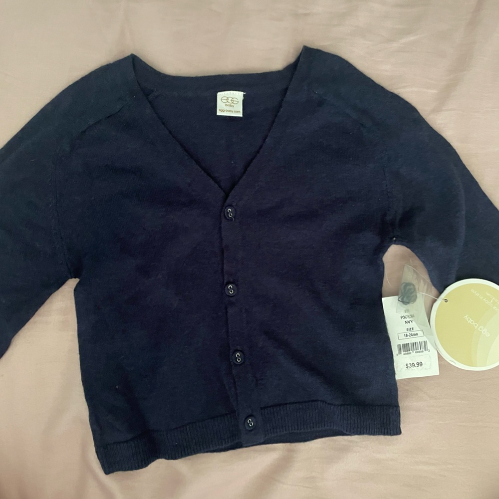 New egg baby cardigan size 18-24mo